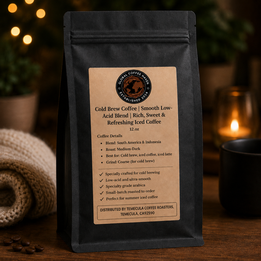 Cold Brew Coffee | Smooth Low-Acid Blend | Rich, Sweet & Refreshing Iced Coffee